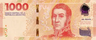 Argentina 1.000 Pesos, 2023-2024 obverse