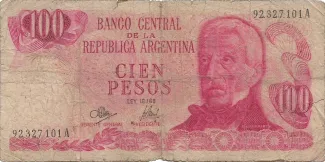 Argentina 100 Pesos, 1973 image