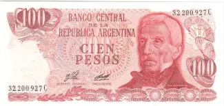 Argentina 100 Pesos, 1977 image