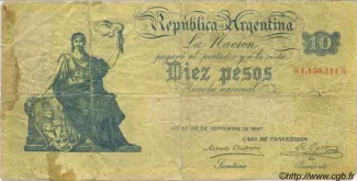Argentina 10 Pesos, 1900 image
