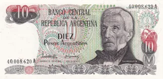 Argentina 10 Pesos, 1984 image