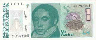 Argentina 1 Austral, 1988 image