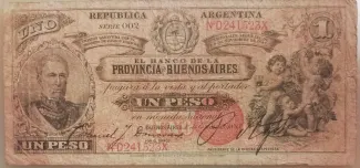 Argentina 1 Peso, 1888 image