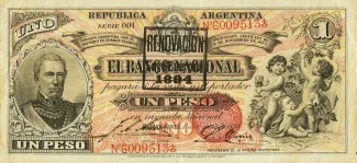 Argentina 1 Peso, 1888 image