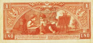 Argentina 1 Peso, 1888 reverse