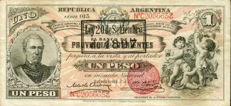 Argentina 1 Peso, 1888 image