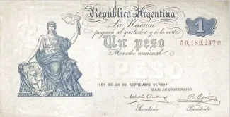 Argentina 1 Peso, 1900 image