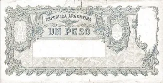 Argentina 1 Peso, 1900 reverse