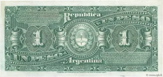 Argentina 1 Peso, 1904-1906 reverse