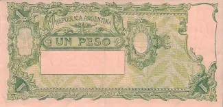 Argentina 1 Peso, 1935-1948 reverse