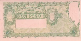Argentina 1 Peso, 1948-1951 reverse