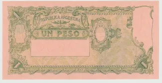 Argentina 1 Peso, 1951-1952 reverse