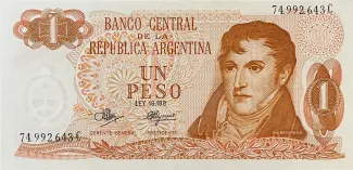 Argentina 1 Peso, 1973 image