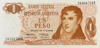 Argentina 1 Peso, 1974 image