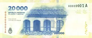 Argentina 20.000 Pesos, 2024 reverse