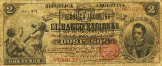 Argentina 2 Pesos, 1888 image