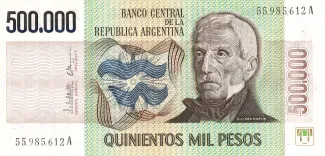Argentina 500.000 Pesos, 1982 image