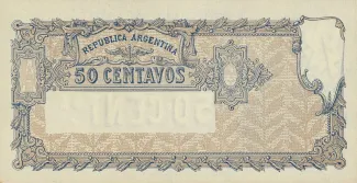 Argentina 50 Centavos, 1899 reverse