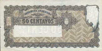 Argentina 50 Centavos, 1900 reverse