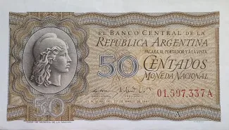 Argentina 50 Centavos, 1950 image
