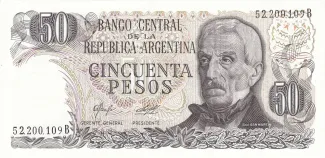 Argentina 50 Pesos, 1977 image