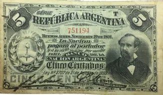 Argentina 5 Centavos, 1895 image