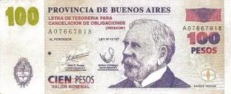 Argentine provinces 100 Pesos, 2002 image