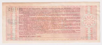 Argentine provinces 10 Centavos, 1985-1986 reverse