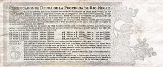 Argentine provinces 10 Pesos, 1995-1996 reverse