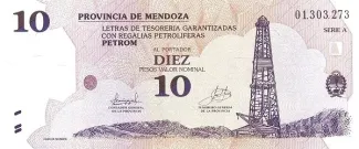 Argentine provinces 10 Pesos, 2002 image