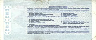 Argentine provinces 1 Peso, 1995 reverse
