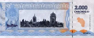 Argentine provinces 2.000 Chachos, 2024 reverse