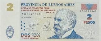 Argentine provinces 2 Pesos, 2002 image