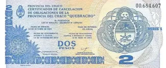 Argentine provinces 2 Pesos, 2002 image