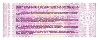 Argentine provinces 50 Centavos, 1985-1986 reverse
