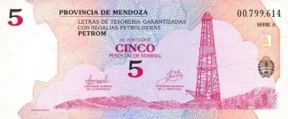 Argentine provinces 5 Pesos, 2002 image