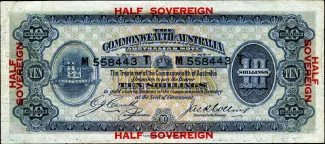 Australia 0.5 Sovereign, 1913-1918
