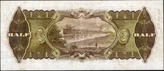 Australia 0.5 Sovereign, 1923-1933 reverse