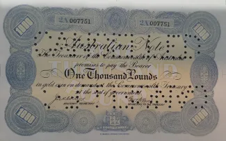 Australia 1.000 Pounds, 1914-1925