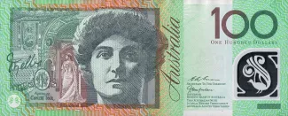 Australia 100 Dollars, 1996-2017 obverse