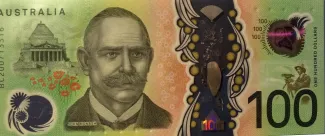 Australia 100 Dollars, 2019-2023 reverse