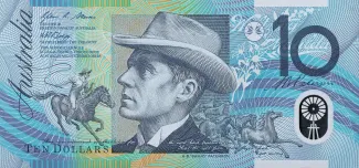 Australia 10 Dollars, 1993-2015 obverse