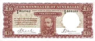 Australia 10 Pounds, 1934-1939