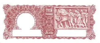 Australia 10 Pounds, 1934-1939 reverse