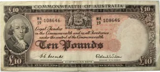 Australia 10 Pounds, 1954-1960