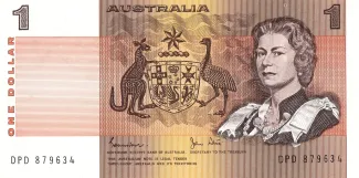 Australia 1 Dollar, 1974-1984 obverse