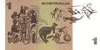 Australia 1 Dollar, 1974-1984 reverse