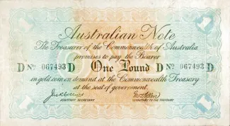 Australia 1 Pound, 1914-1915