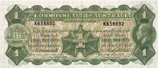 Australia 1 Pound, 1923-1932
