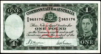 Australia 1 Pound, 1938-1952